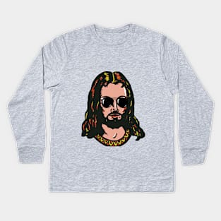 Cool Jesus Kids Long Sleeve T-Shirt